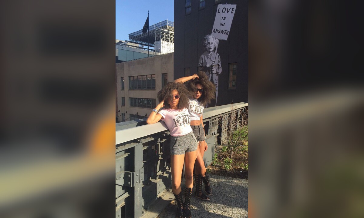Models wearing One Wear clothing in a city lifestyle setting