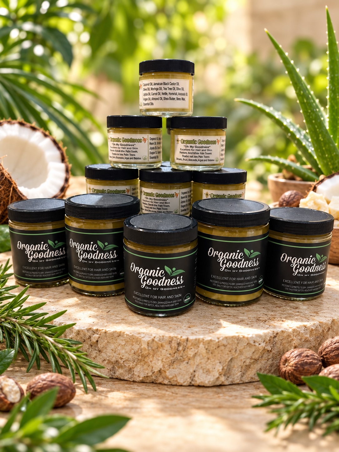 Organic Goodness pomade collection